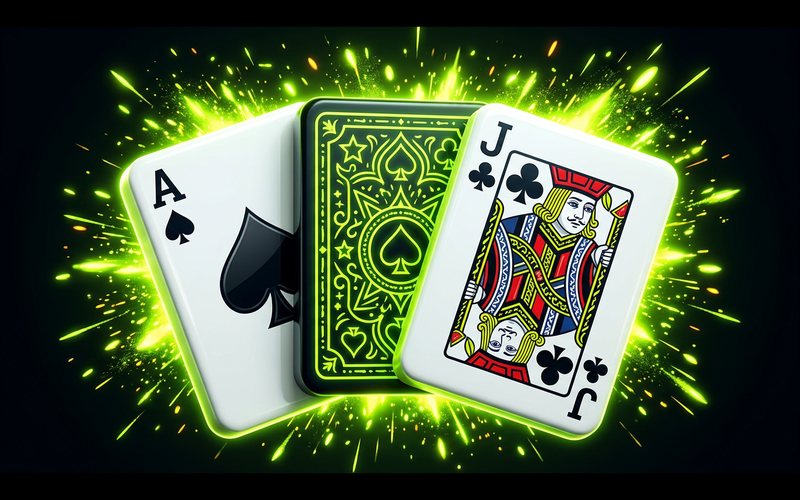 Blackjack game art